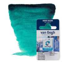 Фарба акварельна Van Gogh (675), Зелений ФЦ, кювета, Royal Talens
