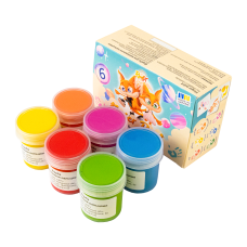 Набор пальчиковых красок 6x40 мл Rudix