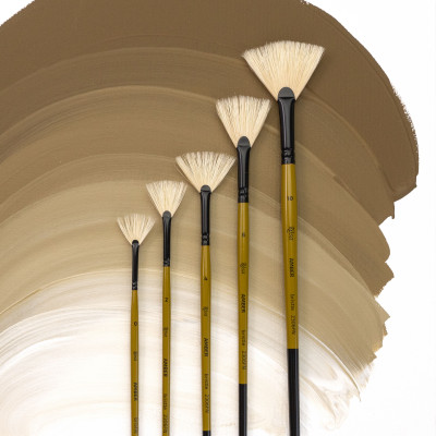 Пензель Щетина віялова, AMBER 2306FN, №2, д.р. ROSA