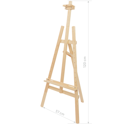 Мольберт Лира детская сосна, 56х60х120 см ROSA Studio (разобран)