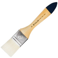 Кисть Щетина флейц, Wide 8043, № 40, короткая ручка KOLOS