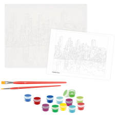 Набор-стандарт, картина по номерам, Golden City, 35х45 см, ROSA START