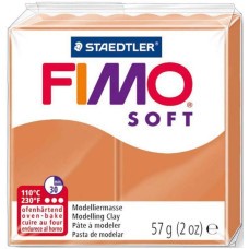 Пластика м'яка Fimo Soft, Коньяк, 57 г.