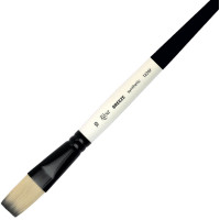 Кисть Синтетика плоская, BREEZE 1226F, №10, кор ручка ROSA 1226F10