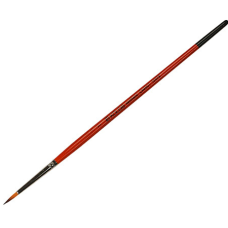 Кисть Синтетика круглая, Carrot 1097R, № 1, короткая ручка  KOLOS