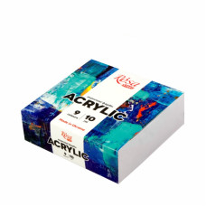 Набор акриловых красок COLOR 9x10 мл, ROSA START 322111002