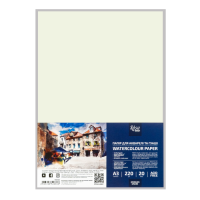 Бумага для акварели (пакет) А3 29,7х42см 220г/м2 20л Среднее зерно ROSA Studio