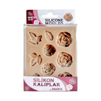 Силіконовий молд, Троянди, 10,5х13 см, Smarta