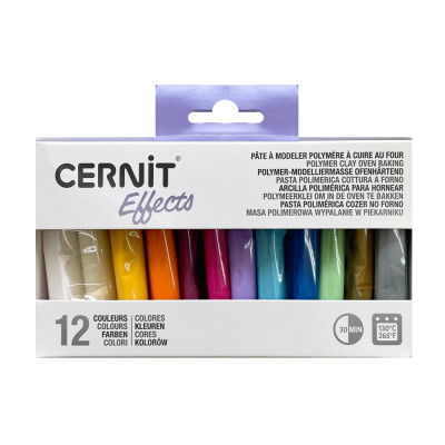 Набор пластики Effects Colours, 12х25гр, Cernit