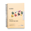 Блокнот на спіралі для гуаші, 18х25см, 160г/м2, 50л, Анімаційний дизайн, HIMI