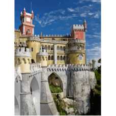 Холст на картоне с контуром, Пейзаж №37, 30х40, хлопок, акрил, ROSA START (GPA283837)