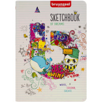 Блокнот в линейку NOTEBOOK, 80 г/м2, 14,8х21 см, 80 л, бежево-белый, Bruynzeel (60299002)
