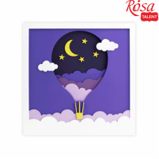 Набор картина 3D „Воздушный шар“, ДВП грунтованное, 7 слоев, 30х30 см, ROSA TALENT (N0003511)