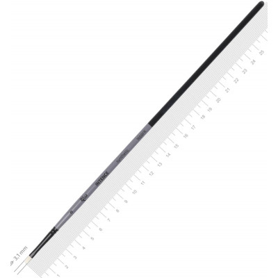 Кисть Синтетика овальная, INTENSE 1668FR, №0, длин ручка ROSA 1668FR0