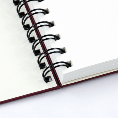 Блокнот для акварели на спирали Watercolor by Smiltanis, А5, 200 г/м2, 32 л, бумага белая, Бордо, ROSA Studio