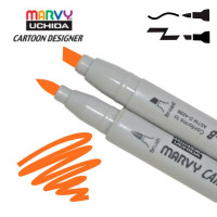 Маркер двосторонній Marvy Помаранчевий 1900B-S