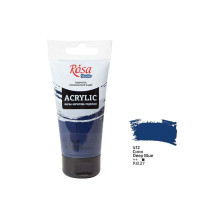 Фарба акрилова, Синя, 75 мл, ROSA Studio