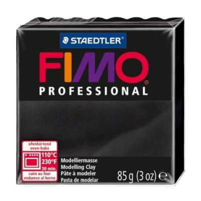 Пластика Fimo Professional, Черная, 85 г.