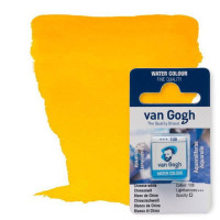 Краска акварельная Van Gogh 244 Индийский желтый кювета Royal Talens