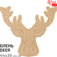 Основа для декорирования панно-мозаика „Олень“ 2, МДФ, 44х39 см, ROSA TALENT (487520)