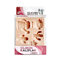 Силіконовий молд, Кактуси, 10,5х13 см, Smarta