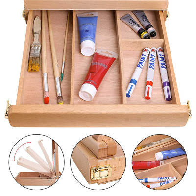 Мольберт настольный Французского типа с лотком 42х38х41,5 (91) см бук высота полотна до 86см SINOART