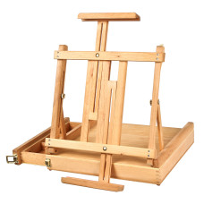 Мольберт настольный Французского типа с лотком 42х38х41,5 (91) см бук высота полотна до 86см SINOART