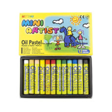 Пастель масляная MINI 12цв, MOPS-12, MUNGYO