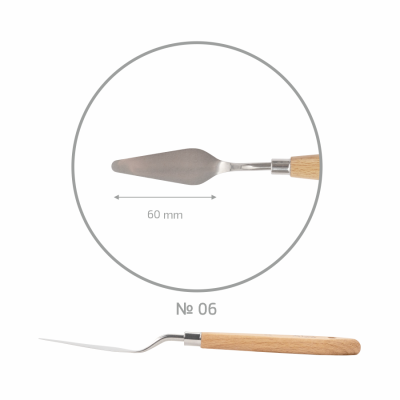 Мастихін ROSA Studio 11906 крапля, довжина 5,5 см, ст,код1026