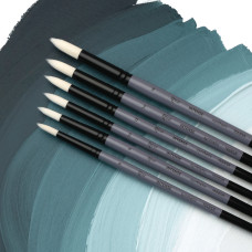 Кисть Синтетика круглая заостренная, INTENSE 1668SR, №0, длин ручка ROSA 1668SR0