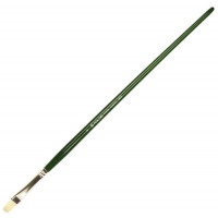 Пензель Щетина плоска, Classic 2402F, № 4, довга ручка KOLOS