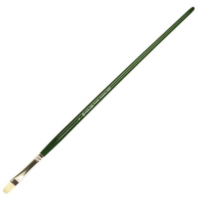 Пензель Щетина плоска, Classic 2402F, № 4, довга ручка KOLOS