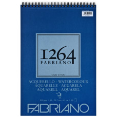 Альбом для акварели на спирали 1264 А3 300 г/м2 30 л 25 % хлопка Fabriano - хол. прес.