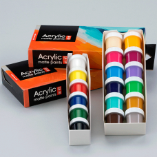 Набор акриловых красок Art матовый 18x10мл Arteo