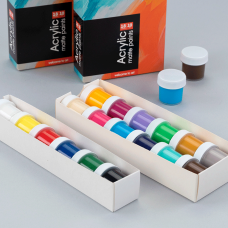 Набор акриловых красок Art матовый 18x10мл Arteo