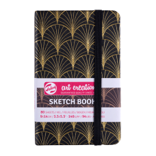 Блокнот для графіки Talens Art Creation, А6 (9*14см), 140г/м2, 80л, Art deco, Royal Talens