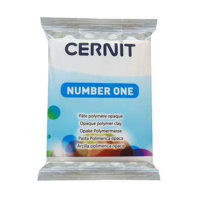 Пластика, Белая, 027 White Opaque, 56г, Cernit