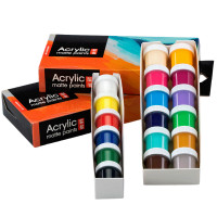 Набор акриловых красок Art матовый 18x10мл Arteo