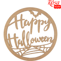Напис декоративний Happy Halloween ДВП 25х25см ROSA TALENT