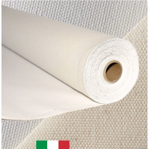 Холст в рулоне хлопок 2х1 м/п, среднее зерно, плотность 335 г/м Unico (максимально 25 метров)