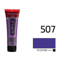 Фарба акрилова AMSTERDAM, (507) Ультрамарин фіолетовий, 20 мл, Royal Talens