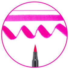 Маркер-кисточка акварельные KOI, Розовый (20), Sakura