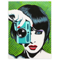 Холст на картоне с контуром, Paparazzi , 30х40, хлопок, акрил, ROSA START