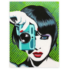 Полотно на картоні з контуром, «Paparazzi», 30*40, бавовна, акрил, ROSA START