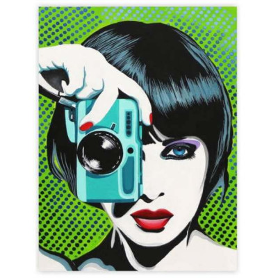 Полотно на картоні з контуром, «Paparazzi», 30*40, бавовна, акрил, ROSA START