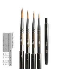 Кисть из соболя круглая TRAVEL BRUSH OCEAN серии 168 №4