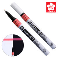 Маркер Pen-Touch Червоний, флуоресцентний, тонкий (EXTRA FINE) 0.7 мм, Sakura (XPSKA319)