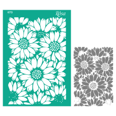 Трафарет многоразовый самоклеящийся №073 Фоновый А4 (21x29,7см) ROSA TALENT