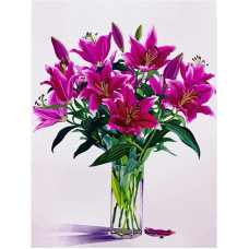 Холст на картоне с контуром, Натюрморт №41, 30х40, хлопок, акрил, ROSA START (GPA283241)