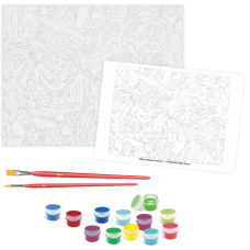 Набор-стандарт, картина по номерам, Бесстрашные воины, 35х45 см, ROSA START